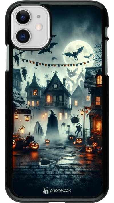 Coque iPhone 11 - Halloween Spookville