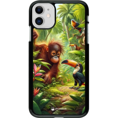 Coque iPhone 11 - Jungle Tropicale Tayrona