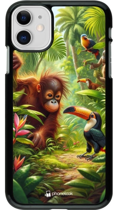 Coque iPhone 11 - Jungle Tropicale Tayrona