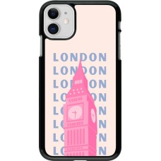 Coque iPhone 11 - London Pink Print