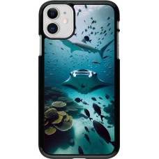 Coque iPhone 11 - Manta Lagon Nettoyage