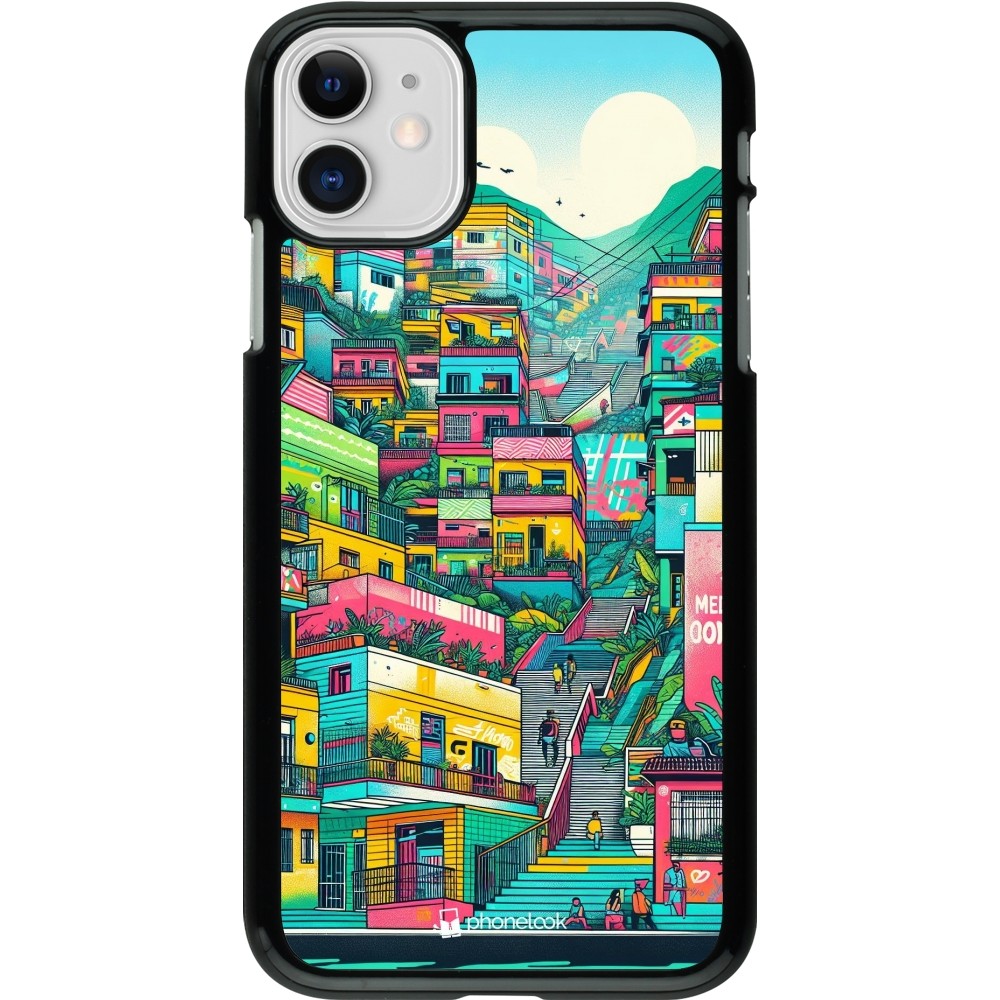 Coque iPhone 11 - Medellin Comuna 13 Art