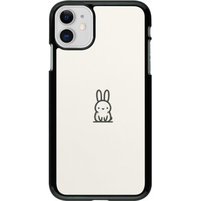 Coque iPhone 11 - Minimal bunny cutie