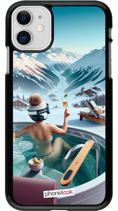 Coque iPhone 11 - Montagne Glamour Jacuzzi