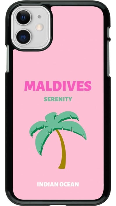 Coque iPhone 11 - Pop Summer Destination Maldives