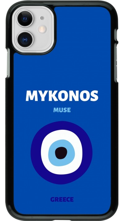 Coque iPhone 11 - Pop Summer Destination Mykonos