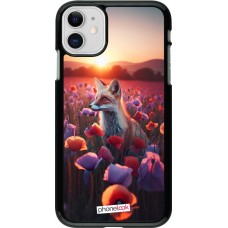 Coque iPhone 11 - Renard pourpre au crépuscule