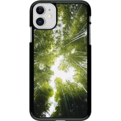 Coque iPhone 11 - Spring 23 forest blue sky