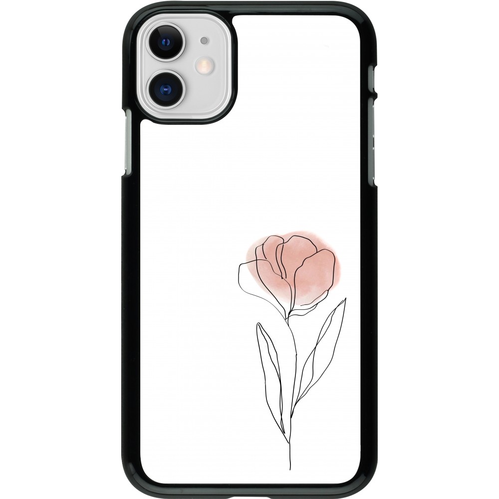 Coque iPhone 11 - Spring 23 minimalist flower