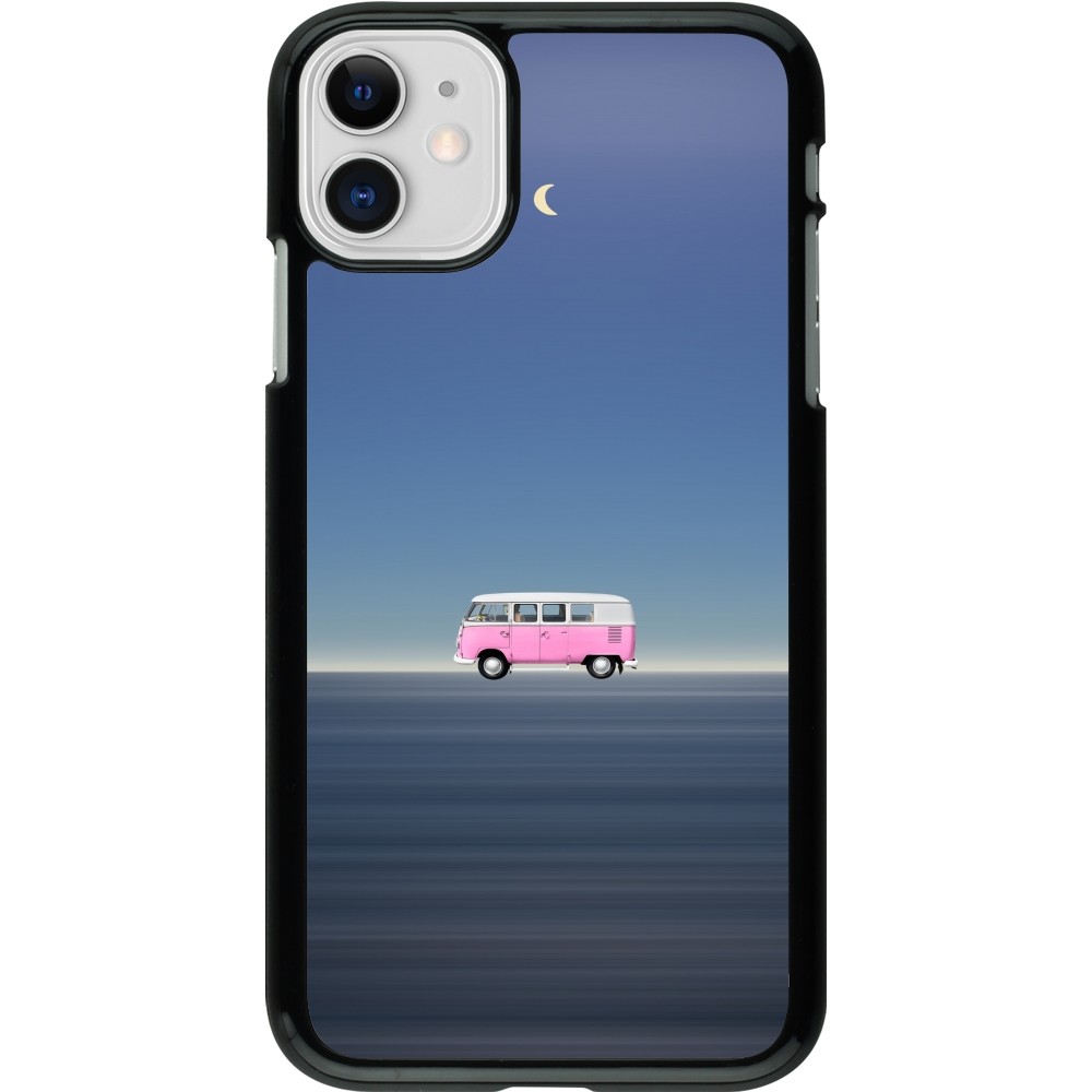 Coque iPhone 11 - Spring 23 pink bus