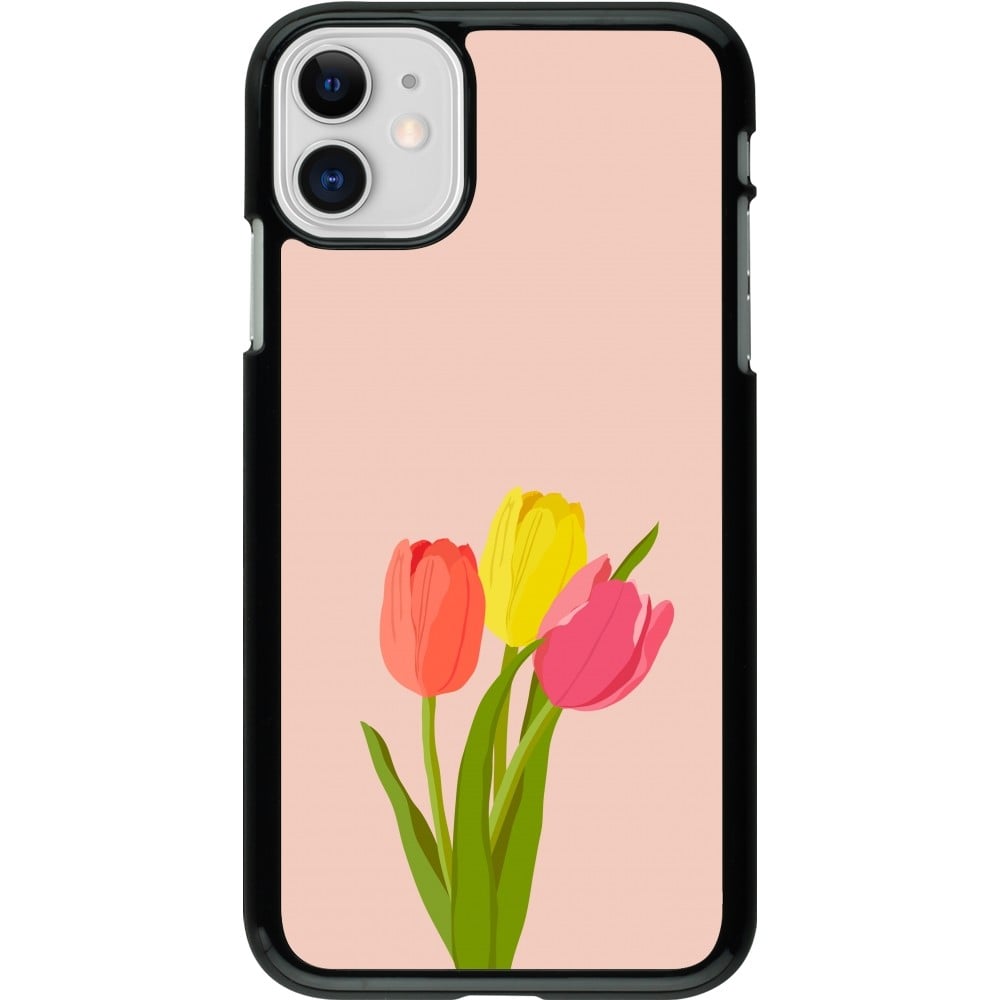 Coque iPhone 11 - Spring 23 tulip trio