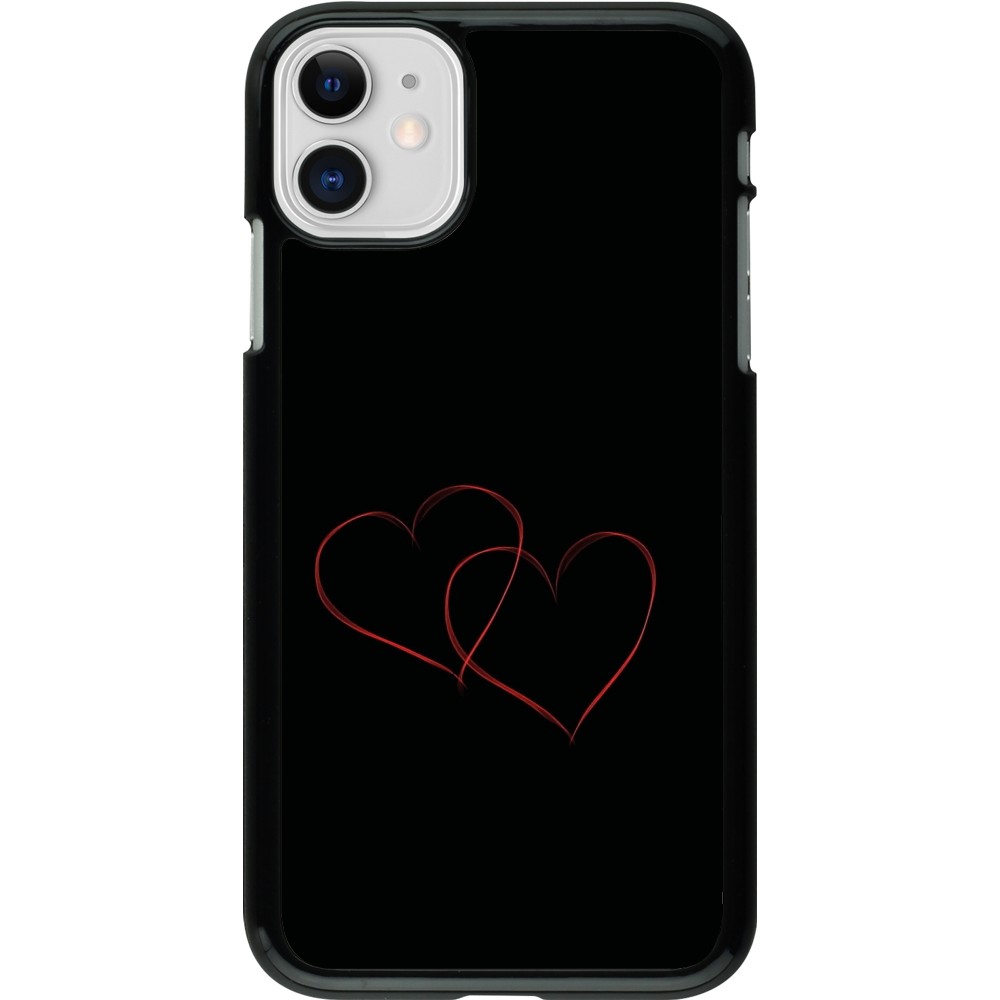 Coque iPhone 11 - Valentine 2023 attached heart