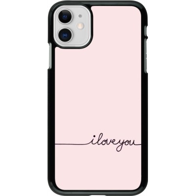 Coque iPhone 11 - Valentine 2023 i love you writing