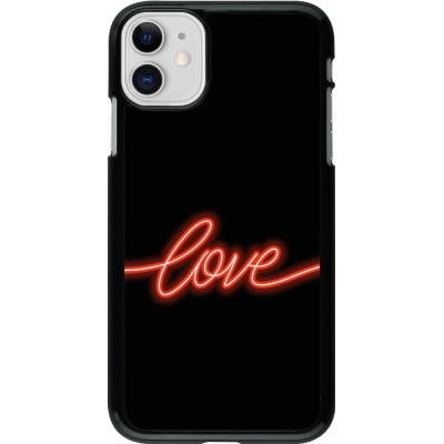 Coque iPhone 11 - Valentine 2023 neon love