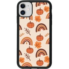 iPhone 11 Case Hülle - Silikon schwarz Autumn 2024 rainbow