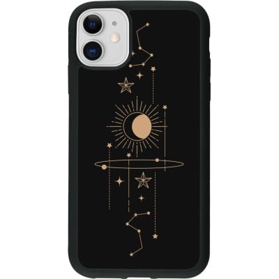 Coque iPhone 11 - Silicone rigide noir Spring 23 astro