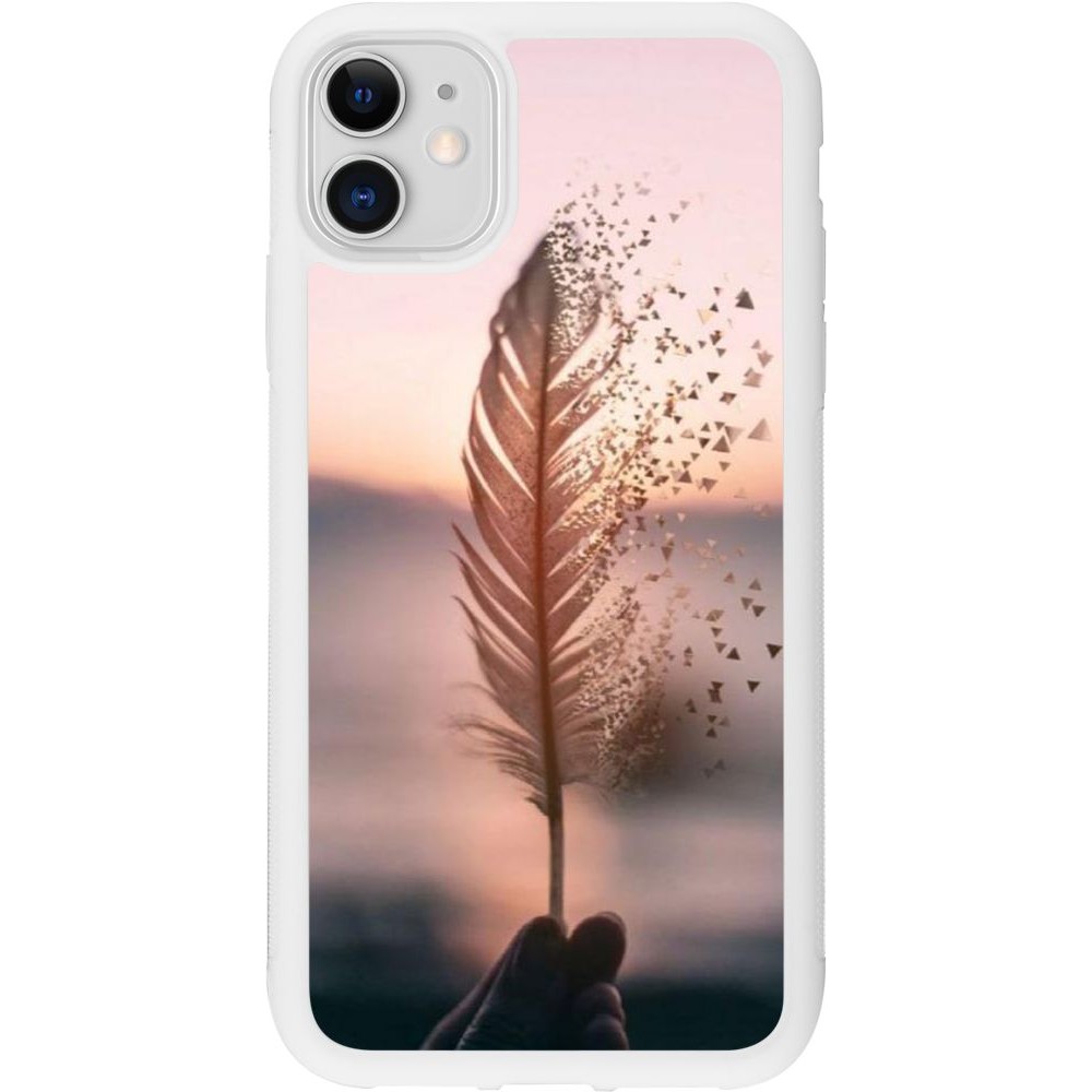 Coque iPhone 11 - Silicone rigide blanc Hello September 11 19