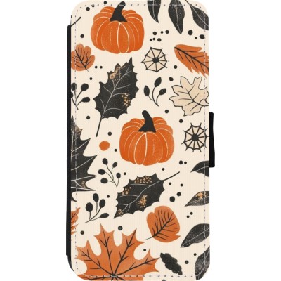 Coque iPhone 11 - Wallet noir Autumn 2024 nature