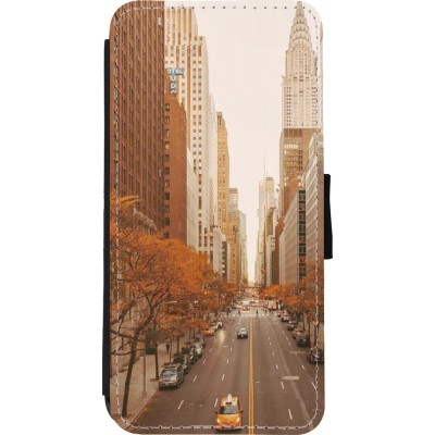 Coque iPhone 11 - Wallet noir Autumn 2024 New York city