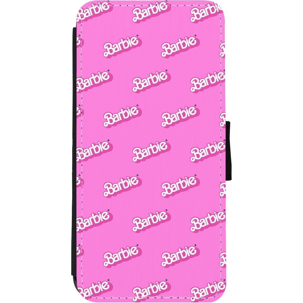 Coque iPhone 11 - Wallet noir Barbie Pattern