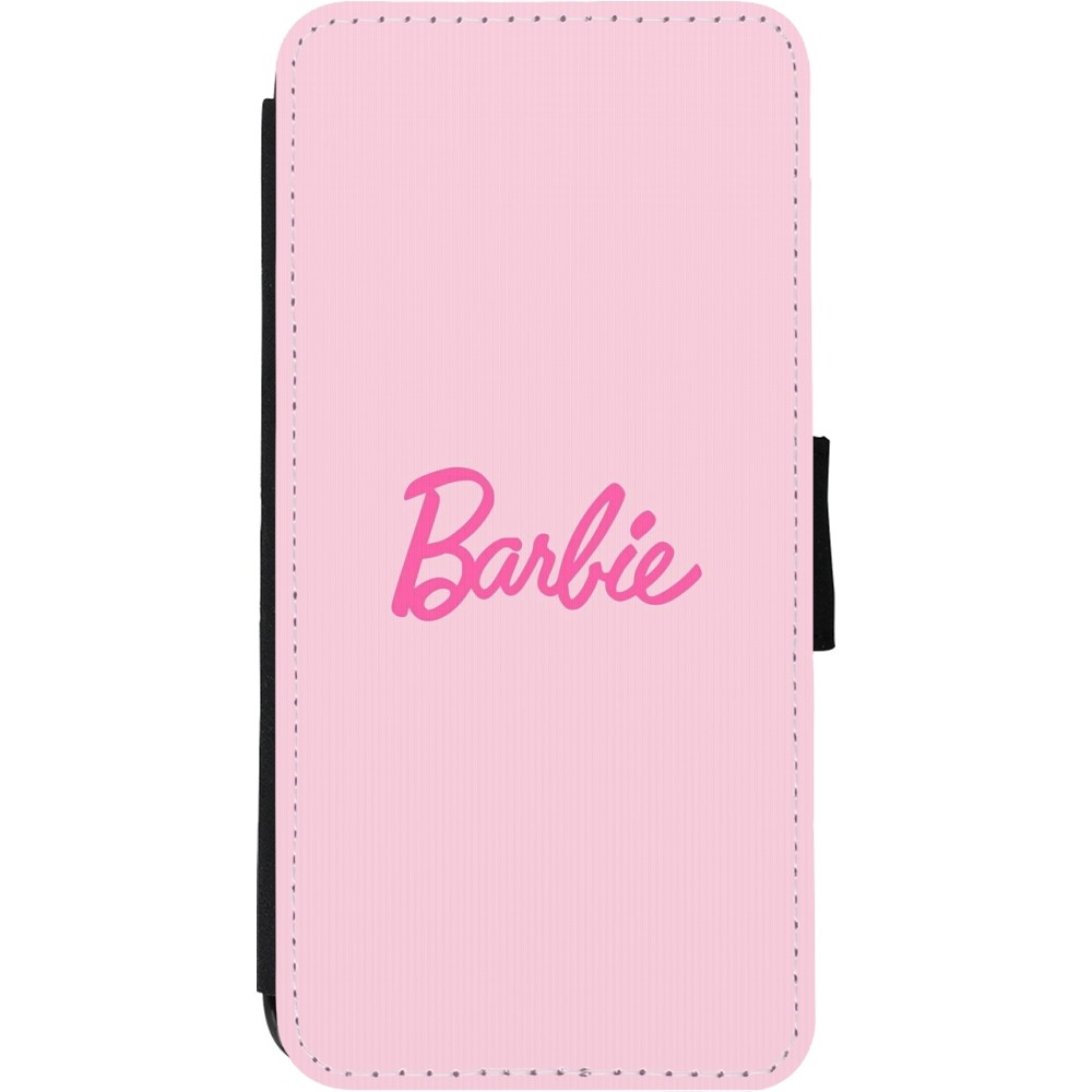 Coque iPhone 11 - Wallet noir Barbie Text