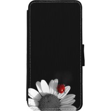 Coque iPhone 11 - Wallet noir Black and white Cox