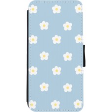 Coque iPhone 11 - Wallet noir Easter 2024 daisy flower