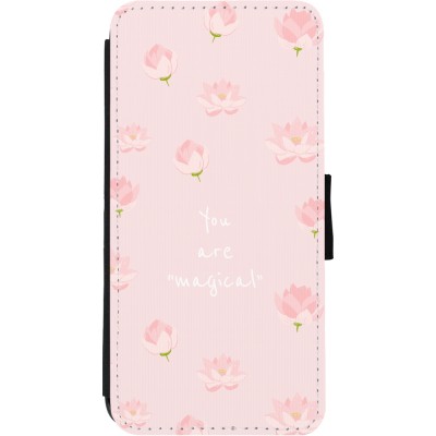 Coque iPhone 11 - Wallet noir Mom 2023 your are magical