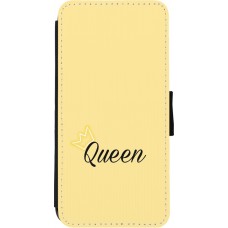 Coque iPhone 11 - Wallet noir Mom 2024 Queen