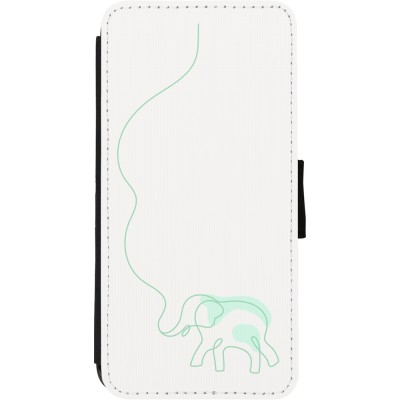 Coque iPhone 11 - Wallet noir Spring 23 baby elephant