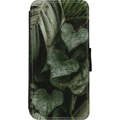 Coque iPhone 11 - Wallet noir Spring 23 fresh plants