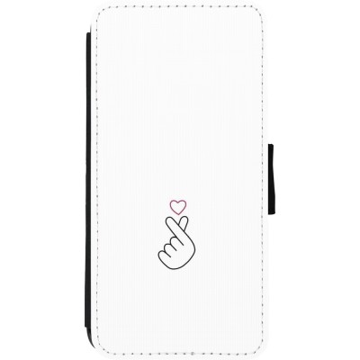 Coque iPhone 11 - Wallet noir Valentine 2024 heart by Millennials