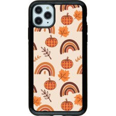 Coque iPhone 11 Pro Max - Hybrid Armor noir Autumn 2024 rainbow