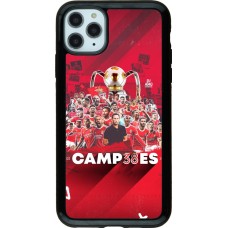 Coque iPhone 11 Pro Max - Hybrid Armor noir Benfica Campeoes 2023