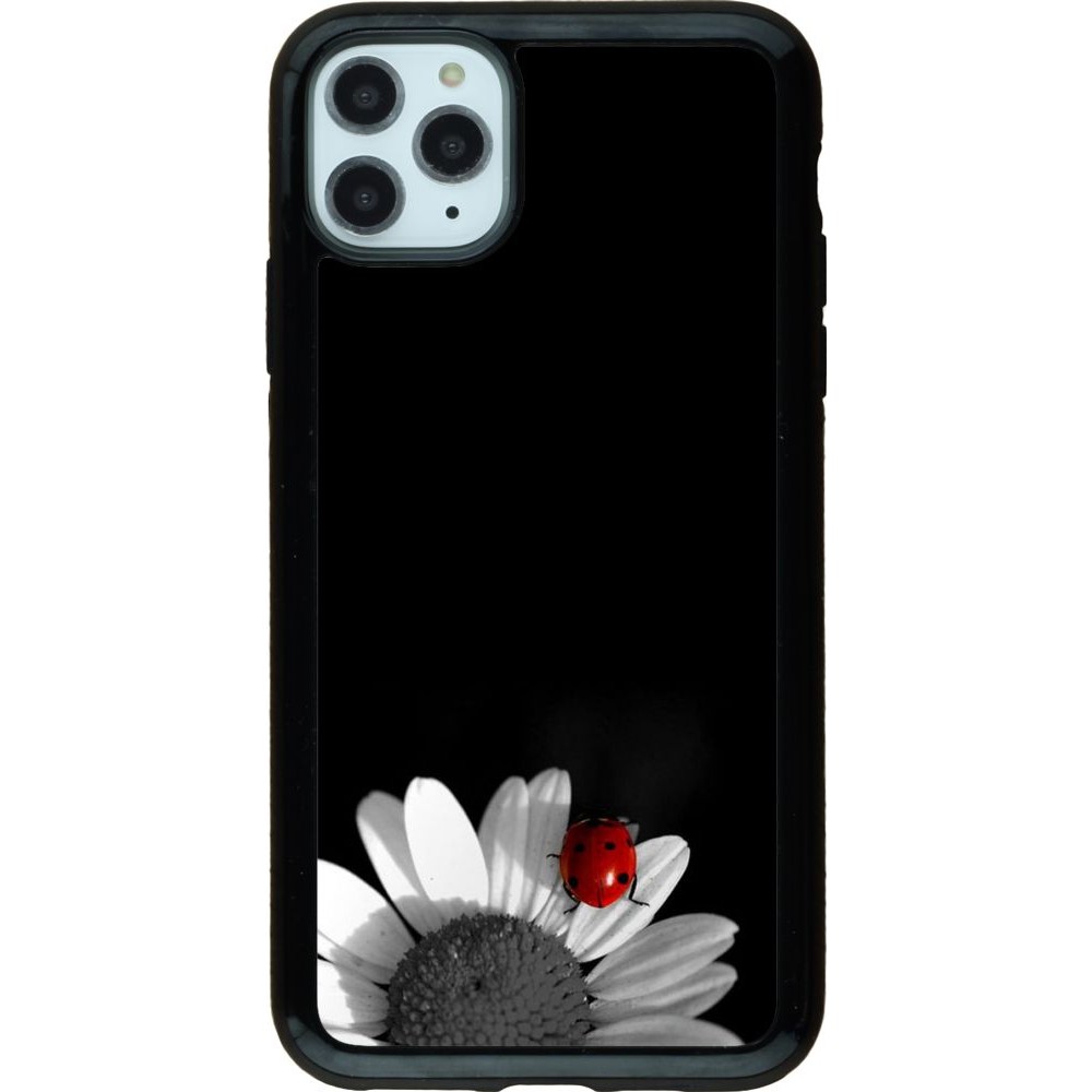 Coque iPhone 11 Pro Max - Hybrid Armor noir Black and white Cox