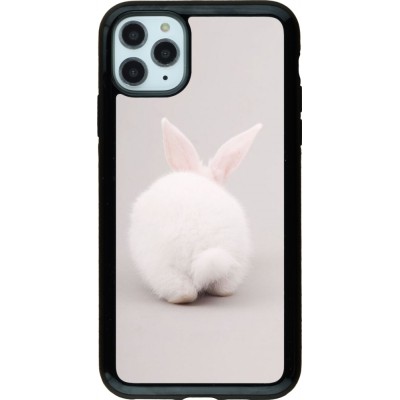 Coque iPhone 11 Pro Max - Hybrid Armor noir Easter 2024 bunny butt