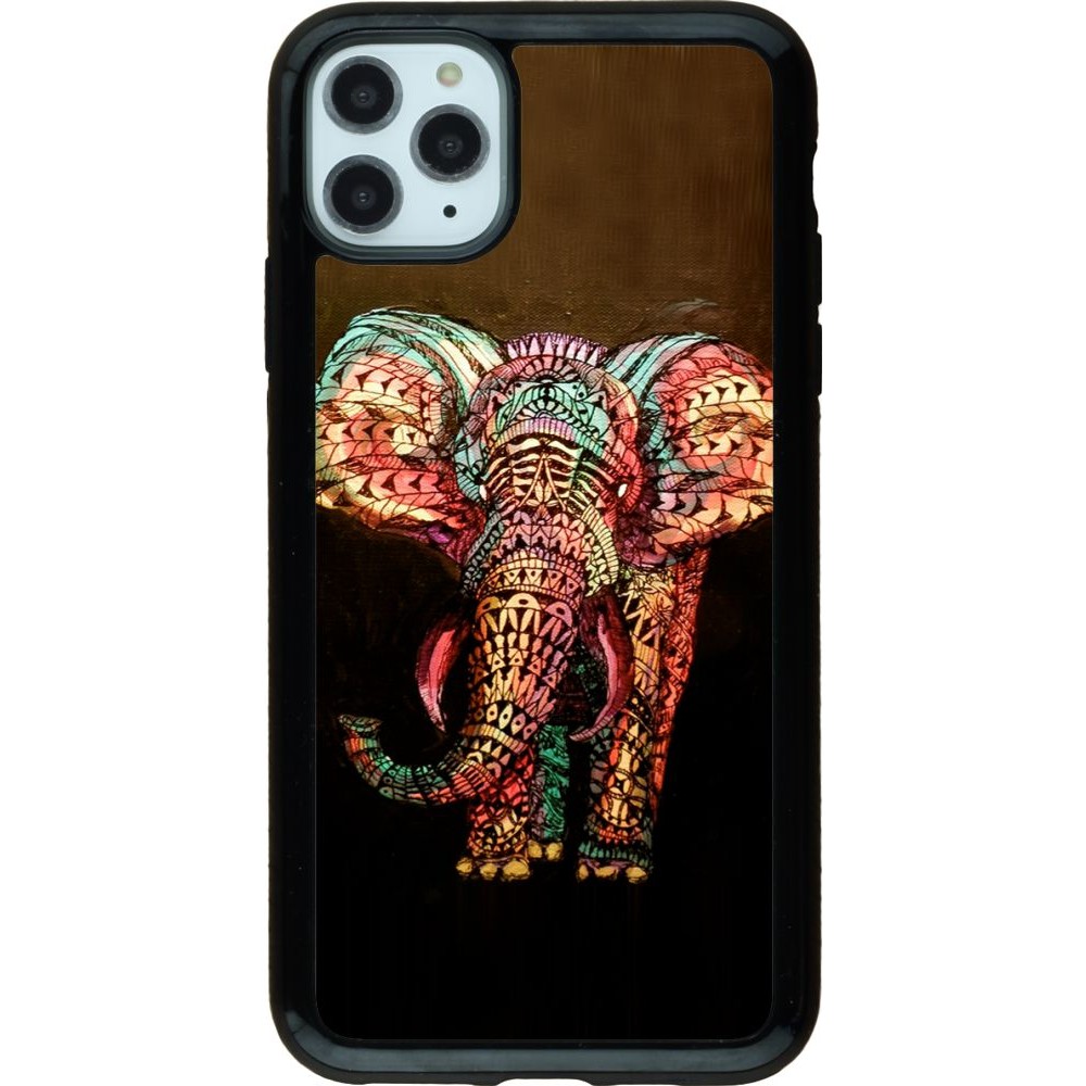 Coque iPhone 11 Pro Max - Hybrid Armor noir Elephant 02