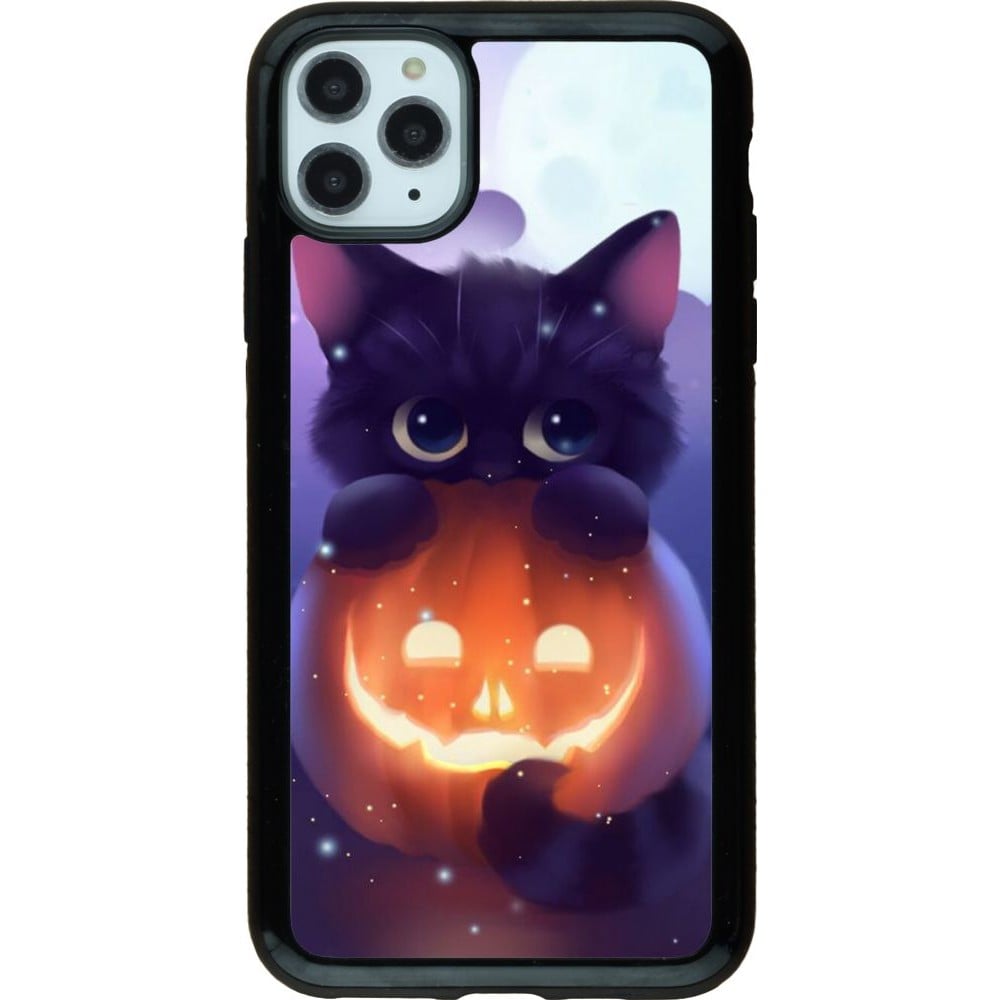 Coque iPhone 11 Pro Max - Hybrid Armor noir Halloween 17 15