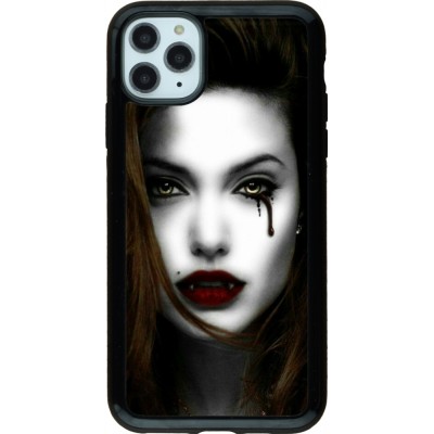 Coque iPhone 11 Pro Max - Hybrid Armor noir Halloween 2023 gothic vampire