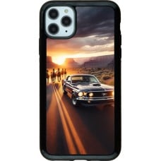 Coque iPhone 11 Pro Max - Hybrid Armor noir Mustang 69 Grand Canyon