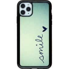 Coque iPhone 11 Pro Max - Hybrid Armor noir Smile