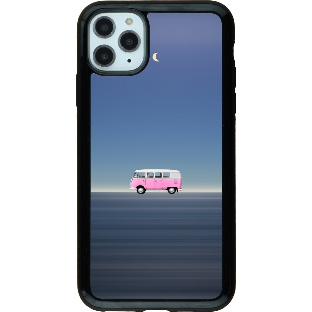 Coque iPhone 11 Pro Max - Hybrid Armor noir Spring 23 pink bus