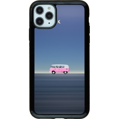 Coque iPhone 11 Pro Max - Hybrid Armor noir Spring 23 pink bus