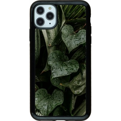 Coque iPhone 11 Pro Max - Hybrid Armor noir Spring 23 fresh plants