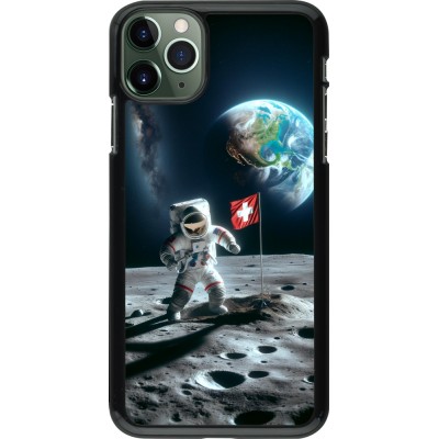 Coque iPhone 11 Pro Max - Astro Suisse sur lune