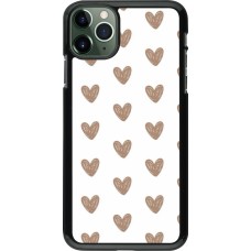 Coque iPhone 11 Pro Max - Autumn 2024 brown hearts