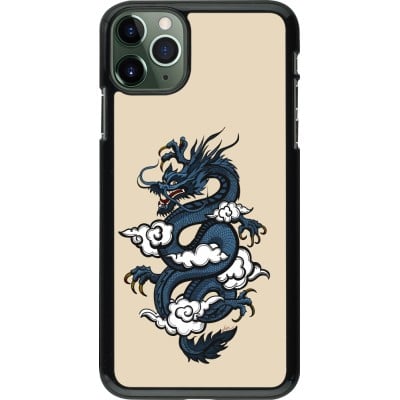 Coque iPhone 11 Pro Max - Blue Dragon Tattoo