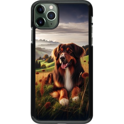 Coque iPhone 11 Pro Max - Chien Campagne Suisse