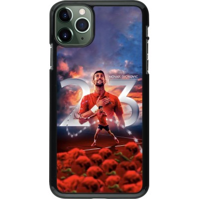 Coque iPhone 11 Pro Max - Djokovic 23 Grand Slam