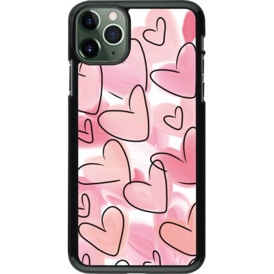 Coque iPhone 11 Pro Max - Easter 2023 pink hearts